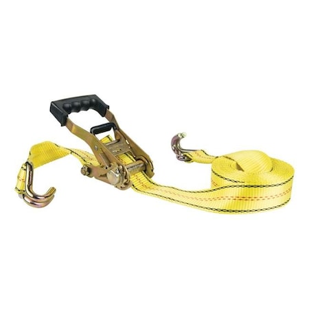 Keeper 8881062 27 Ft. X 1000 Lbs Cargo Strap; Yellow - Pack Of 4